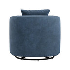 Fauteuil pivotant en tissu, Fauteuil club rembourré moderne pour salon