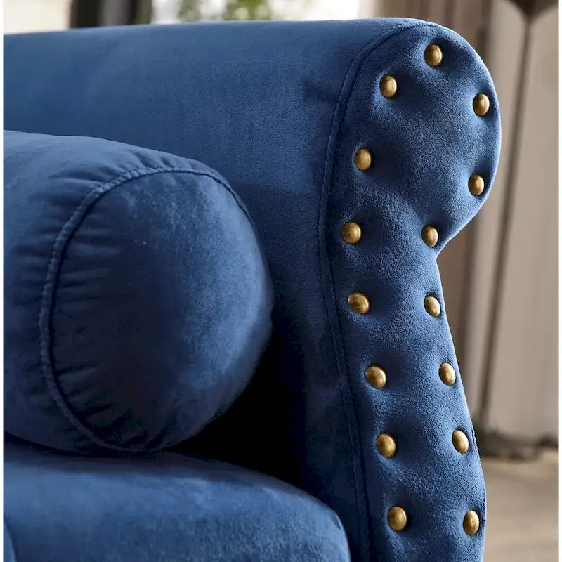 71-inch Rolled Arm Oversized Velvet Tufted Upholstered Bench