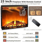 Farmhouse Fireplace TV Stand, Entertainment Center, Media Console