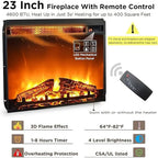 Farmhouse Fireplace TV Stand, Entertainment Center, Media Console