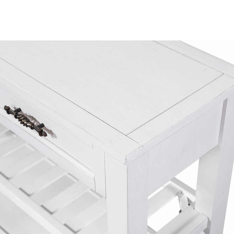 42 Console Sofa Table with Drawers and Tiers Shelves