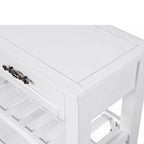 42 Console Sofa Table with Drawers and Tiers Shelves