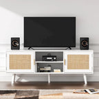 Mid-Century Modern TV Stand For TVs Up To 75 Entertainment Center Media Console