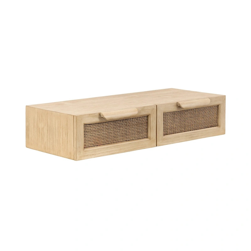 Floating Console Rattan - 28x13x6