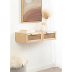  Ori Floating Console Rattan - 28x13x6