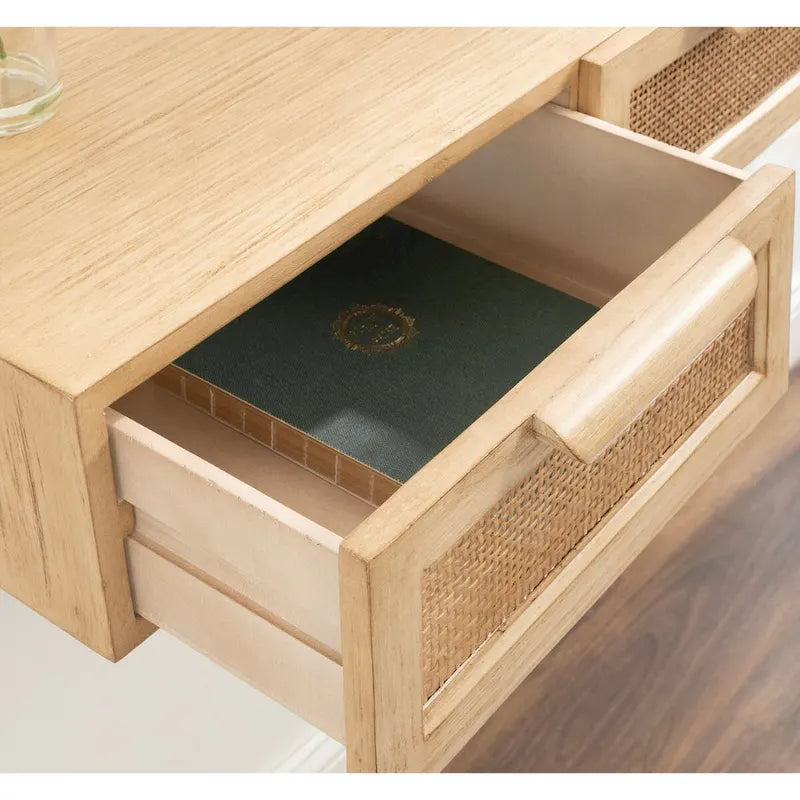 Floating Console Rattan - 28x13x6