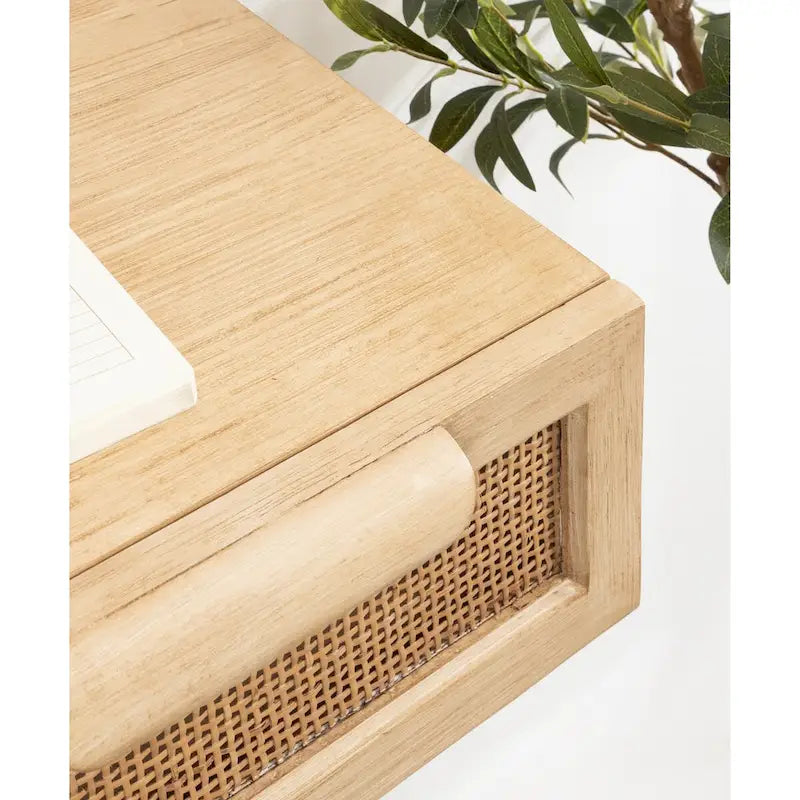 Floating Console Rattan - 28x13x6