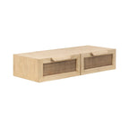 Floating Console Rattan - 28x13x6