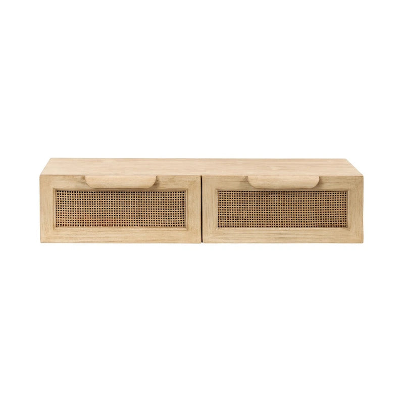 Floating Console Rattan - 28x13x6