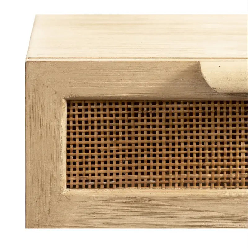 Floating Console Rattan - 28x13x6