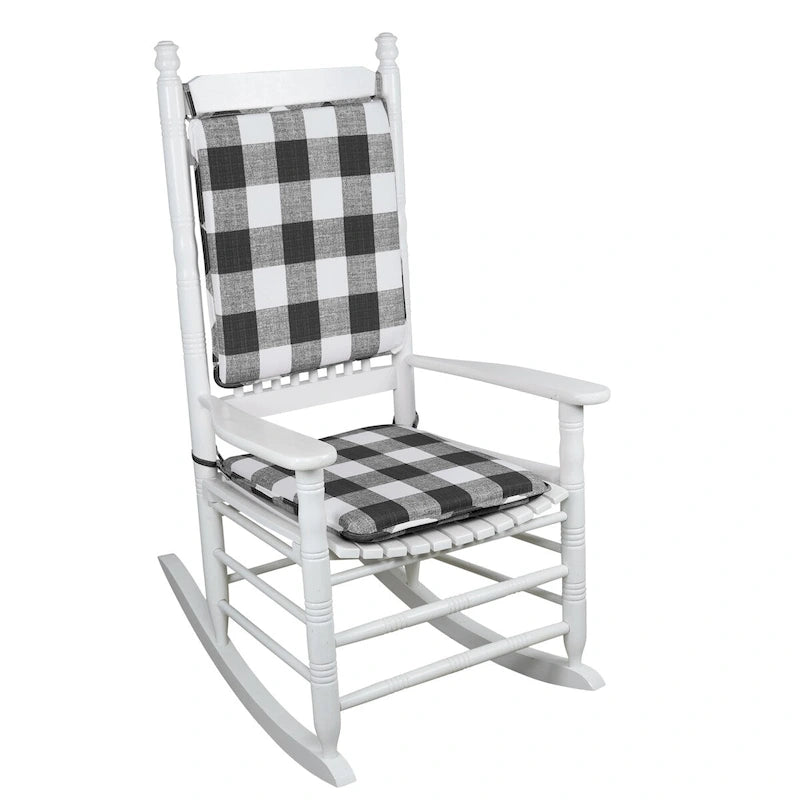 Solarium Indoor Outdoor Rocking Chair Cushion Set