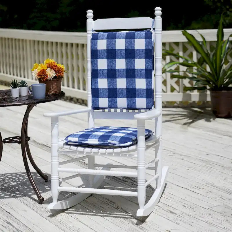 Solarium Indoor Outdoor Rocking Chair Cushion Set