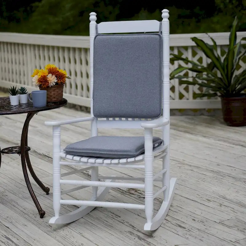 Solarium Indoor Outdoor Rocking Chair Cushion Set