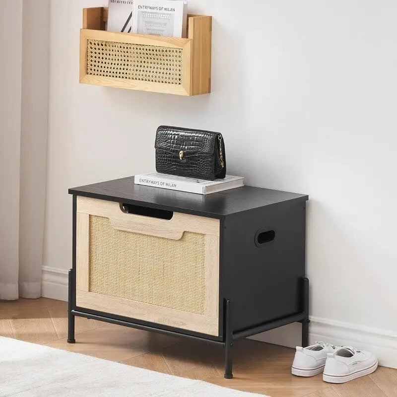 Storage Bench Rattan Storage Chest,for Entryway, Living RoomBedroom