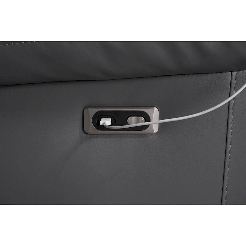 109 Power Reclining Sectional Couch, Modular Livingroom Recliner Sofa with 2 Storage Console & 4 Cup Holders